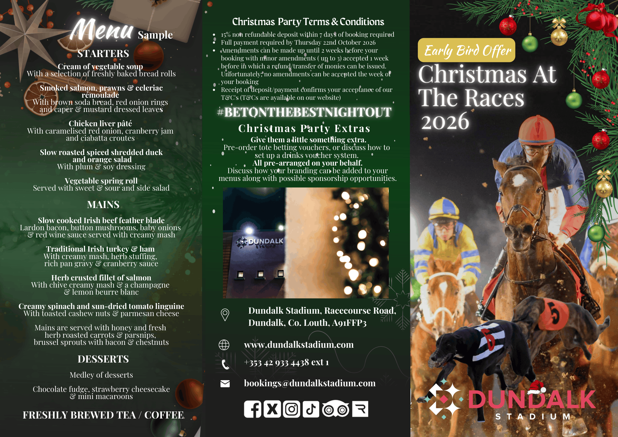 Early Bird Offer – Dundalk Stadium Christmas Brochure 2026-1